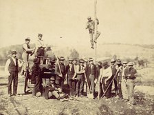 Military Telegraphic Corps, Army of the Potomac, Berlin, October 1862, 1862. Creator: Alexander Gardner.