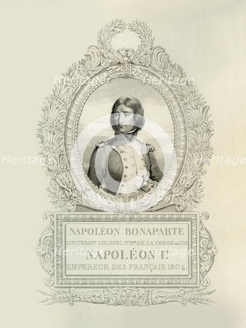 Napoléon Bonaparte, 1804, (1839). Creator: Claude-Marie-François Dien.