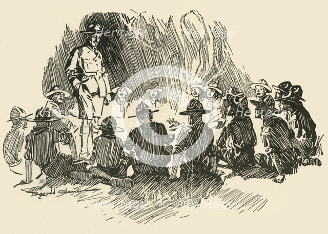 'Head-Piece to "The Ghost Raid".', 1928. Creator: Unknown.