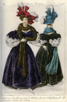 French fashions of the 19th century, 1831 (1938). Artist: Unknown