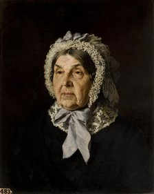 Portrait of Julia Patelska, c1880. Creator: Kazimierz Pochwalski.
