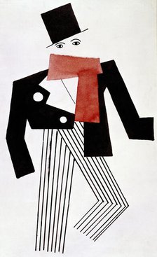 'Costume for Jean Borlin in Skating Rink', 1922. Creator: Fernand Leger.