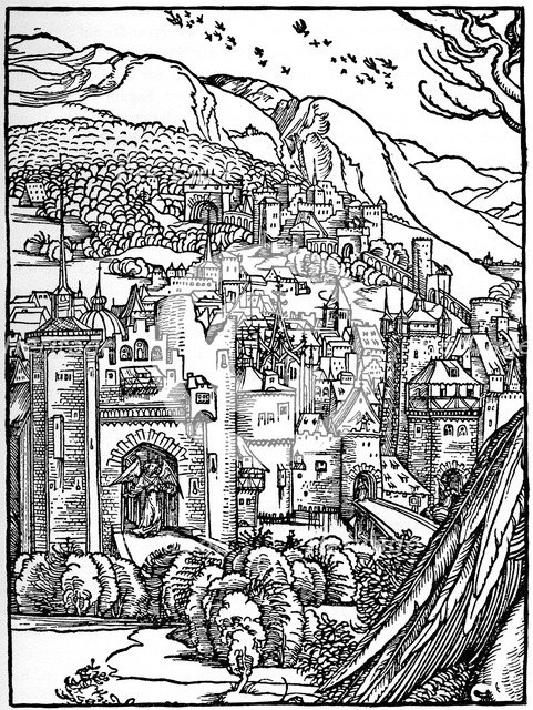 'Landscape', 1498, (1936). Artist: Albrecht Dürer
