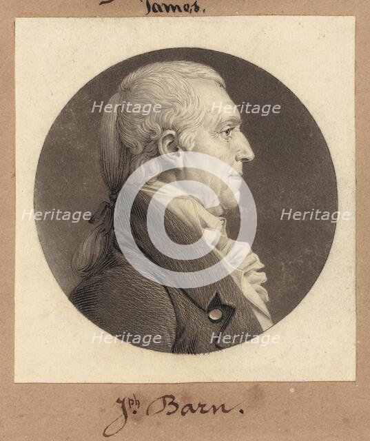 Joseph Barn, 1808. Creator: Charles Balthazar Julien Févret de Saint-Mémin.