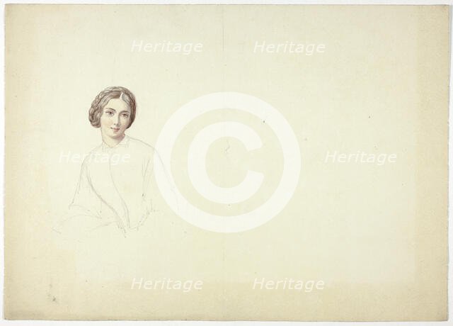 Study for Female Portrait, n.d. Creator: Elizabeth Murray.