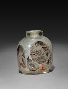 Snuff Bottle with Stopper, 1736-1795. Creator: Unknown.