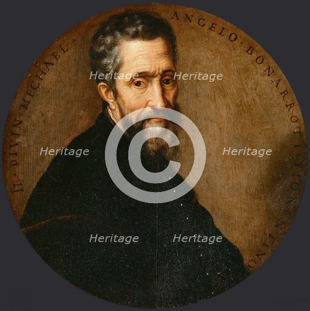 Portrait of Michelangelo Buonarroti.