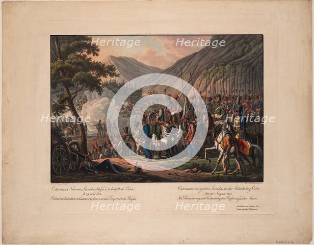 General Count Alexander Ostermann-Tolstoy at the Battle of Kulm on 29 August 1813, 1813. Artist: Ponheimer, Kilian, the Elder (1757-1828)