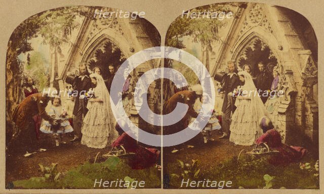 The Happiest Day of my Life, about 1857. Creators: London Stereoscopic & Photographic Co, Joseph John Elliott.