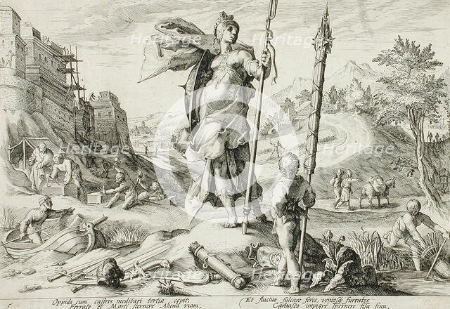 The Age of Bronze, published 1589. Creator: Hendrik Goltzius.