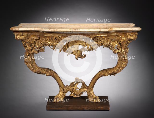Console Table, c. 1765. Creator: Ferdinand Tietz (Austrian, 1708-1777), attributed to.