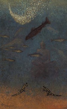 The Sunken Buddha - Homage to Odilon Redon, 1916. Creator: Sérusier, Paul (1864-1927).