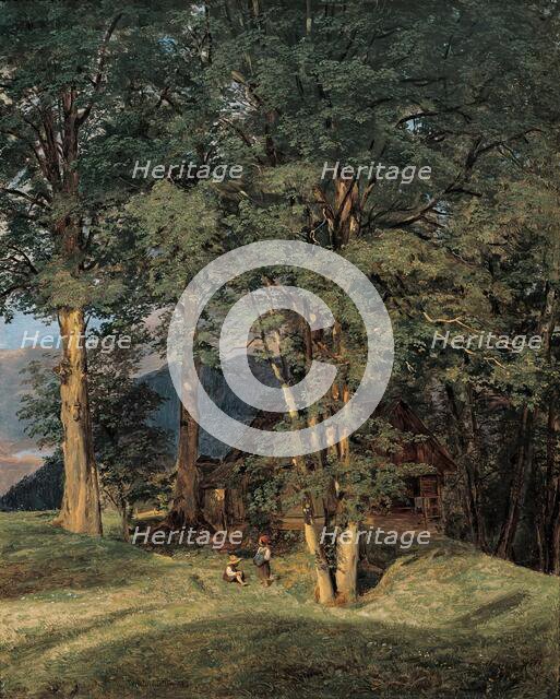 Maple trees near Ischl, 1831. Creator: Ferdinand Georg Waldmuller.