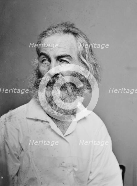 Walt Whitman, 1862. Creator: Brady's National Photographic Portrait Galleries.
