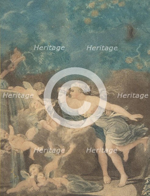 La Fontaine d'Amour, late 18th century. Creator: Jean-Baptiste Audebert.