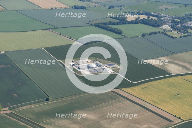 Anaerobic digestion and biogas plants under construction nr Burton Agnes, East Riding of Yorks 2022. Creator: Emma Trevarthen.