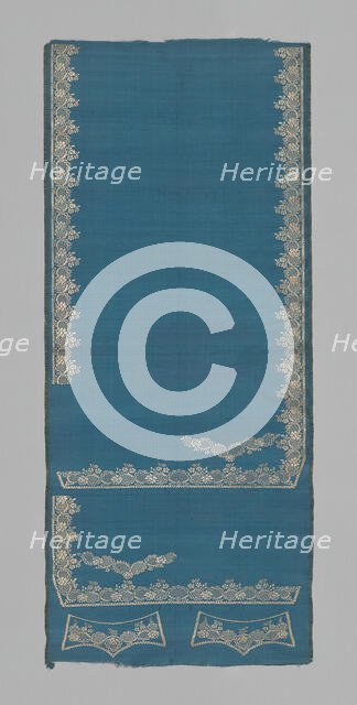 Uncut Waistcoat, France, 1750s/60s. Creator: Unknown.