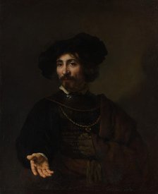 Man with a Steel Gorget. Creator: Style of Rembrandt (Dutch, second or third quarter 17th century).