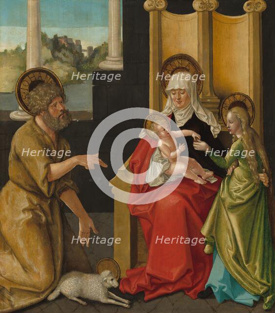Saint Anne with the Christ Child, the Virgin, and Saint John the Baptist, c. 1511. Creator: Hans Baldung.