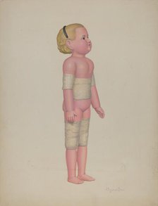 Doll - "Adeline", c. 1938. Creator: Eugene Croe.