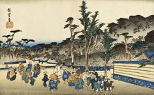 Precincts of Zojoji in Shiba, Mid-1830s. Creator: Ando Hiroshige.