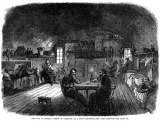 Federal (northern) prison in Fort Lafayette, New York Harbour, American Civil War, 1865. Artist: Unknown