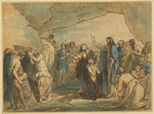 The Raising of Lazarus, 1780. Creator: Benjamin West.
