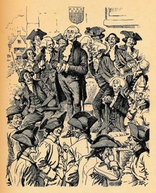 'George Washington trying to tell a lie', c1900. Artist: Edward Tennyson Reed.