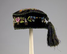 Cap, American, 1875. Creator: Unknown.