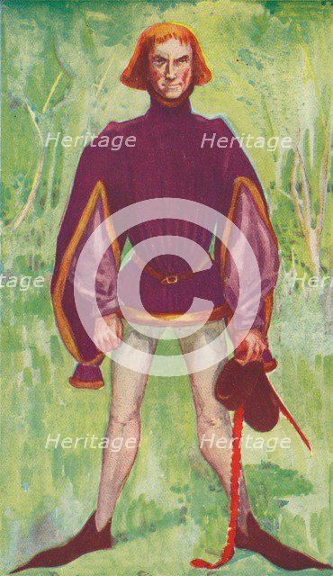 'A Man of the Time of Edward IV', 1907. Artist: Dion Clayton Calthrop.