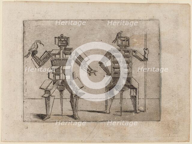 From "Bizzarie di varie Figure", 1624. Creator: Giovanni Battista Bracelli.