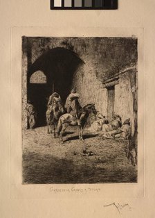 Garde de la Casbah a Tetuan. Creator: Mariano Fortuny y Carbó (Spanish, 1838-1874).