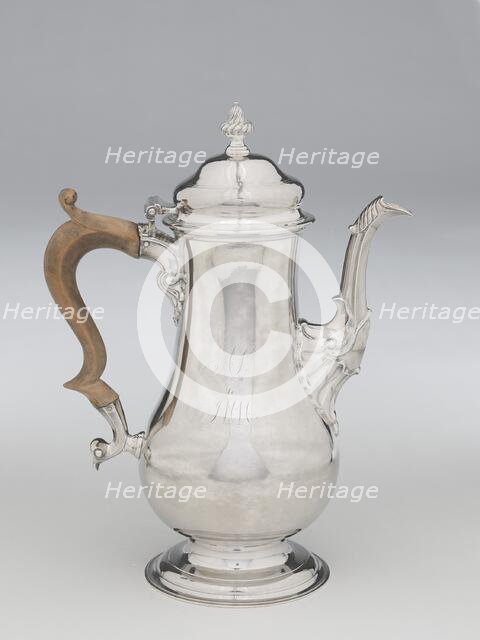Coffeepot, c. 1770. Creator: Joseph Richardson.