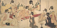 A Merry Evening Party, ca. 1805. Creator: Kitagawa Utamaro.