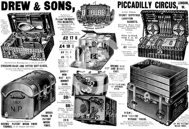 Advertisement for Drew & Sons, 1898. Creator: Unknown.