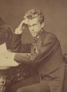 Portrait of the conductor and composer Eduard Nápravník (1839-1916), 1870s.