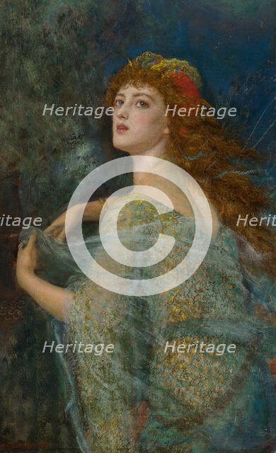 The Enchantress. Creator: Hughes, Arthur (1832-1915).