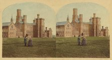 The Smithsonian Institute, Washington, U.S., about 1860. Creator: London Stereoscopic & Photographic Co.