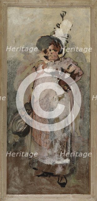 My Late Wife, 1884. Creator: Carl Larsson.