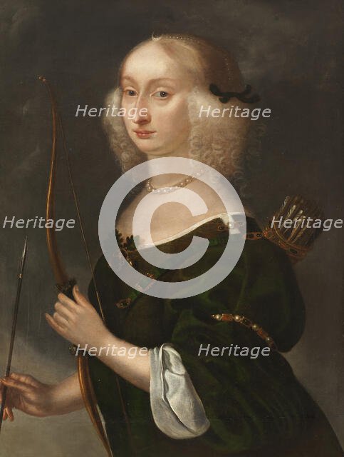 Maria Eleonora (1599-1655), Princess of Brandenburg, Queen of Sweden, married to..., 17th century. Creator: Henrik Münnichhofen.