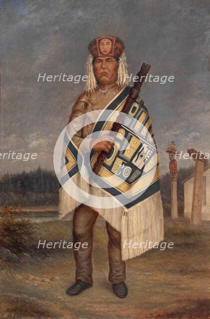 Tlinkit Indian, ca. 1893. Creator: Antonio Zeno Shindler.