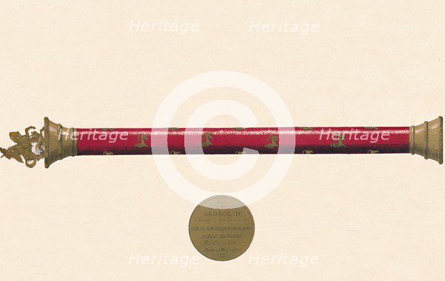 'Wellington’s Field Marshal’s Baton', c19th century. Artist: Unknown.
