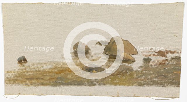 Beach stones, exercise. Creator: Oscar Kleineh.