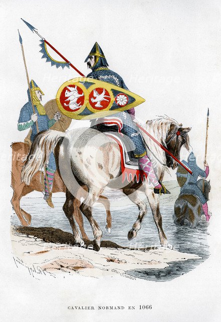 Norman cavalry, 1066 (1882-1884). Artist: Unknown