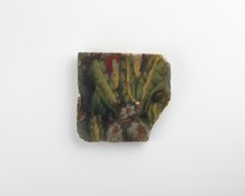 Fragment of an inlay with a floral pattern, Ptolemaic Dynasty to Roman Period, 305 BCE-14 CE. Creator: Unknown.