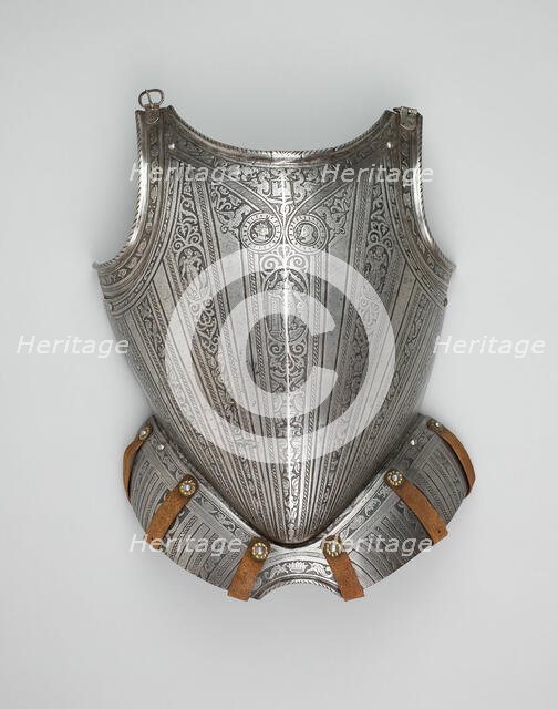 Breastplate, Milan, c. 1580 with some modern restorations. Creator: Unknown.