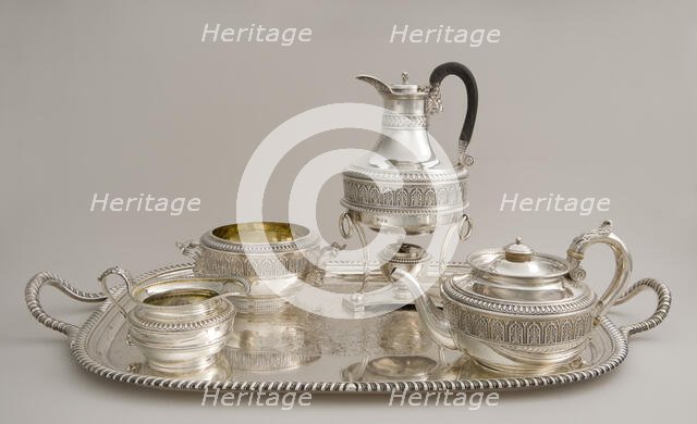 Assembled Tea Service, 1806/7. Creator: Paul Storr.