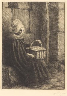 Peasant Woman of Boulogne (Paysanne des environs de Boulogne dite La femme au panier). Creator: Alphonse Legros.