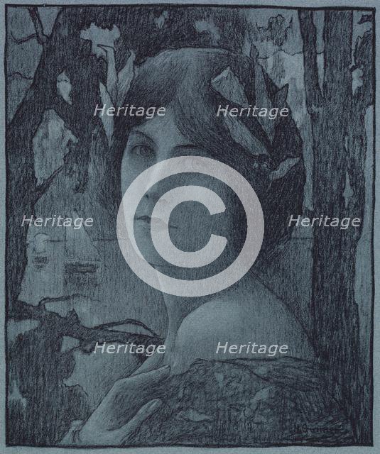 Gentlel Night (Nuit douce), 1899. Creator: Henri-Jules Guinier (French, 1867-1927).