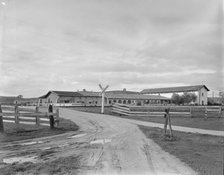 San Miguel Mission, erected 1797 by the Franciscan Fathers, California, 1936. Creator: Dorothea Lange.